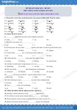 Đề thi giữa kì 2 Tiếng Anh 6 Global Success - Đề số 3
